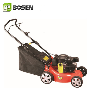 4-Stroke 16&quot; Steel Deck Hand Push Gasoline Lawn Mower